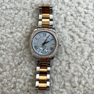 Michael Kors two tone watch. Slightly used, needs a battery.